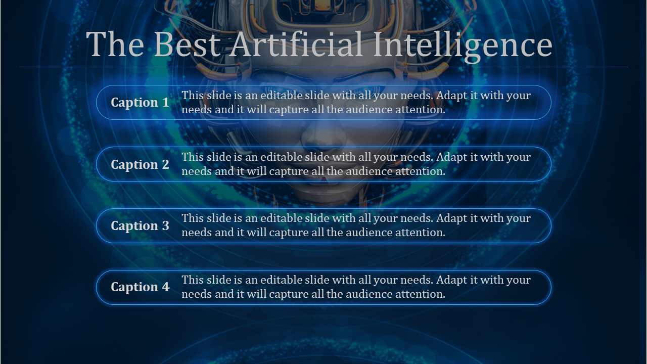 Creative Artificial Intelligence PowerPoint Template Design